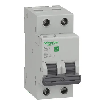 [EZ9F56232] MINI BREAKER SCHNEIDER EASY9 2P 32A CURVA C 6KA