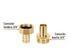 [12706] Conector Macho-Hembra CFM-5/8B Truper