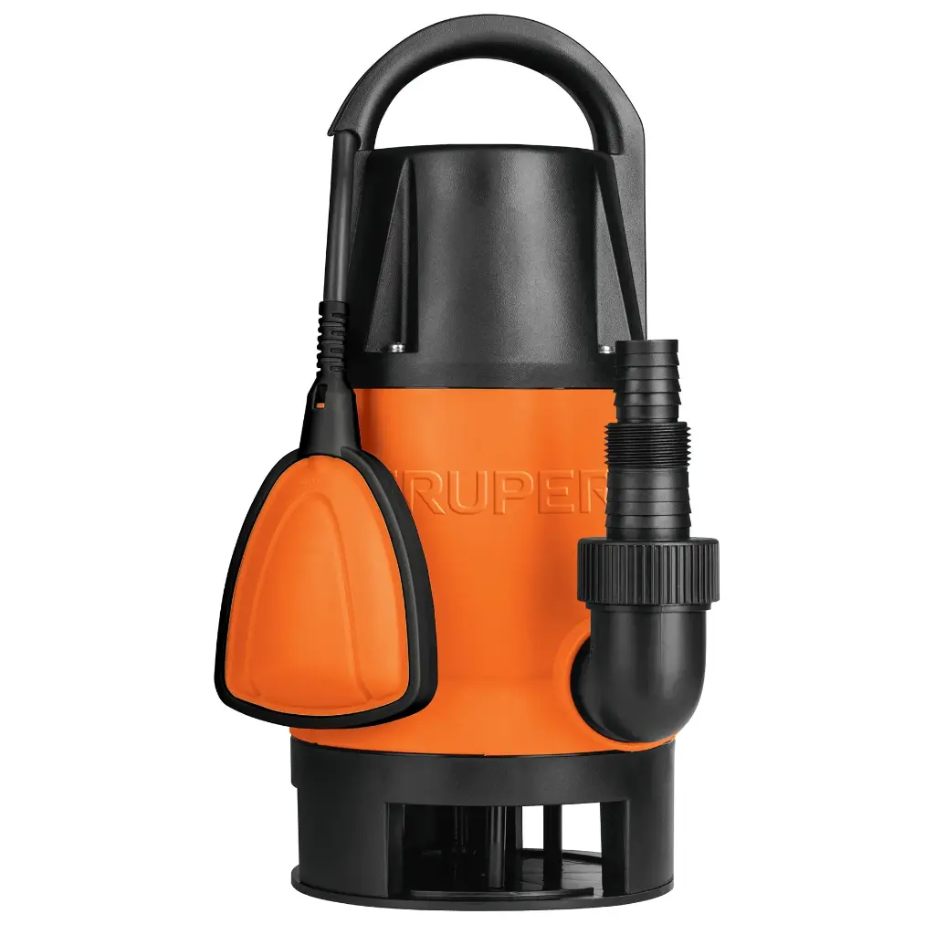 [12604] Bomba sumergible plástica, 1-1/2 HP para agua sucia, Truper 