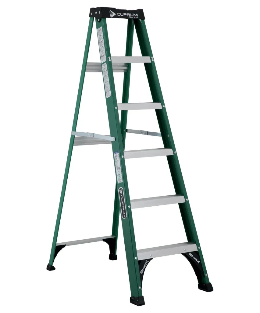 [7003024] ESCALERA TIJERA F/VIDRIO 175KG #C-3217-06 CUPRUM