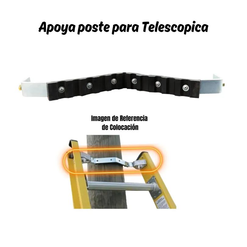 [7979425] SOPORTE DE ESCALERA PARA POSTE #PK-E05R CUPRUM