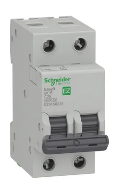 [SCHEZ9F56225] MINI BREAKER, EASY9 2P 25A C 6kA EASY
