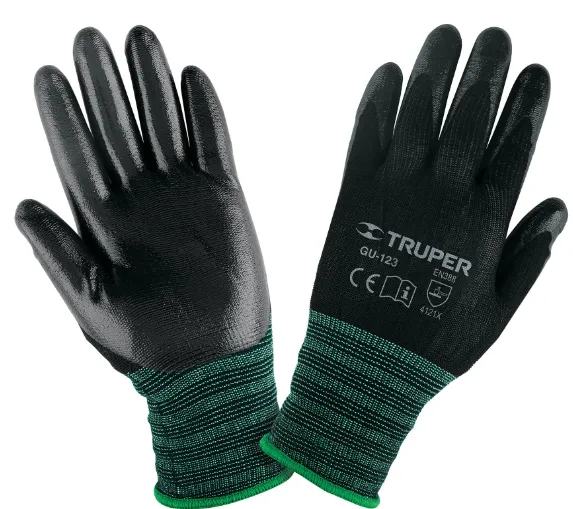 [13295] GUANTES TEJIDO Y RECUBIERTOS DE NITRILO G TRUPER GU/123
