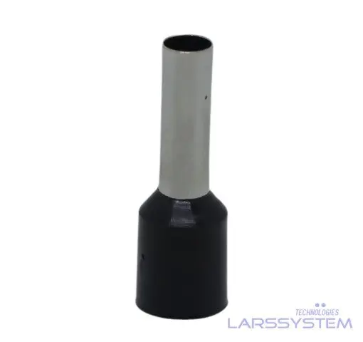 [PV135399] CONINCA TERMINAL PUNTA HUECA  25 unid/PRE-AISLADA NEGRO #245 6mm 10 AWG CONINCA