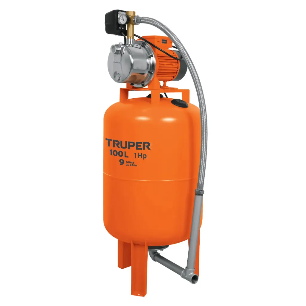 [12255] BOMBA HIDRONEUMATICA 1HP 100L HIDR-1X100 TRUPER