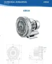 SOPLADOR REGENERATIVO AB550M1 2", 6.4HP 220-460V/3F HIDROTERMAL