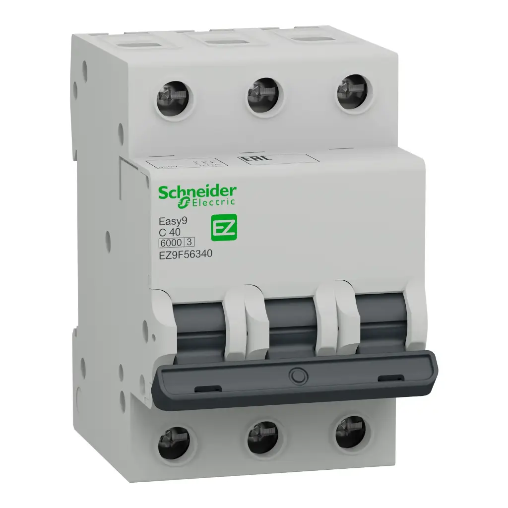 Interruptor automático Easy9 3P 40A 6kA curva C