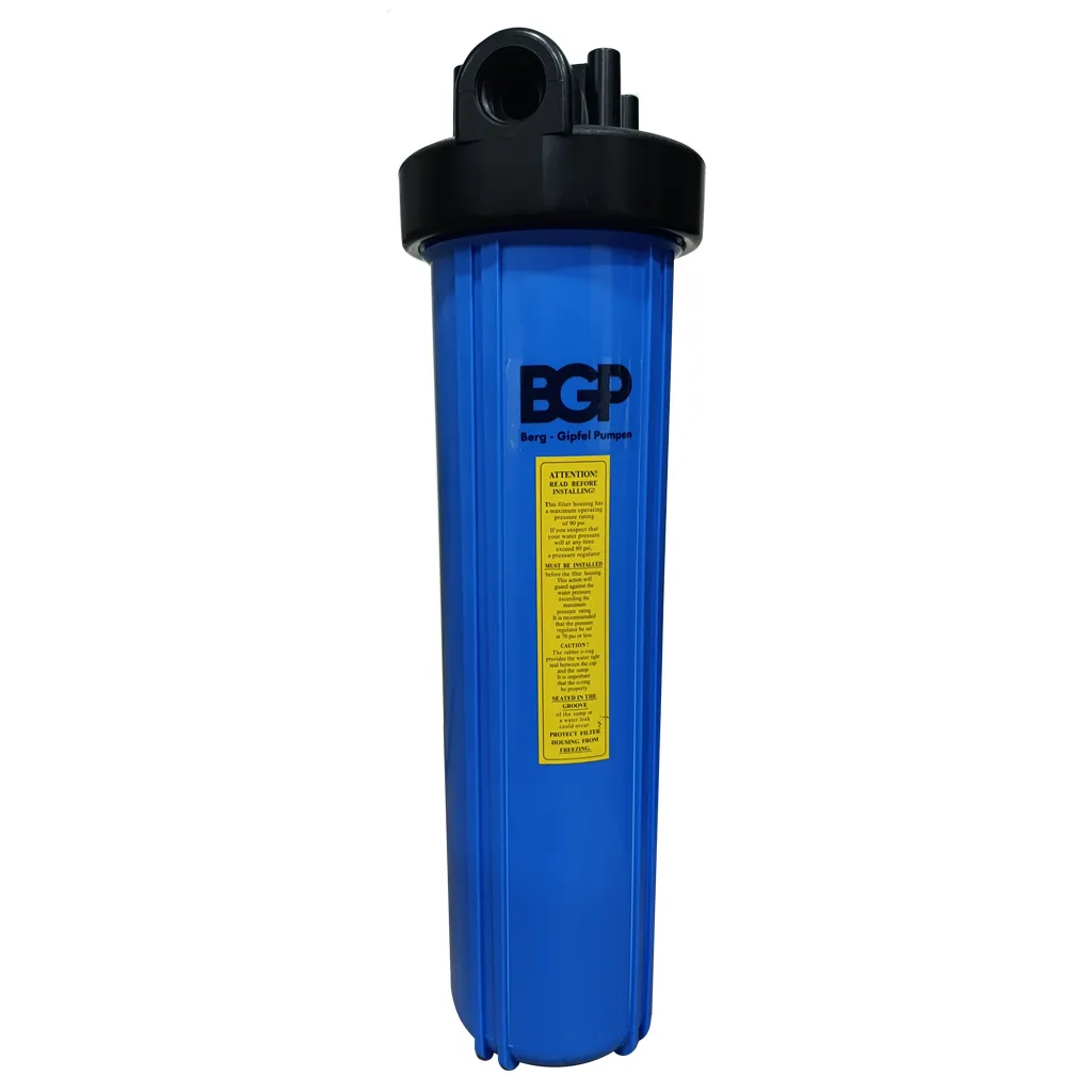 [1070215] FILTRO AGUA POTABLE 20"X4"X1.5"NPT BIG BLUE C/BASE Y LLAVE BGP