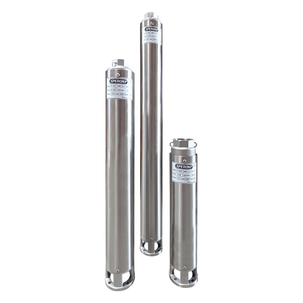[1010398] BOMBA SUMERGIBLE 4" ST 18GPM 1HP DESC. 1.25" SPERONI 1010398