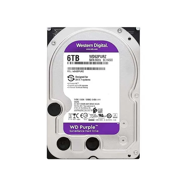 [ST6000VX001] DISCO DURO WESTERN DIGITAL 6TB PURPLE CCTV 3,5" 6GB WD62PURZ