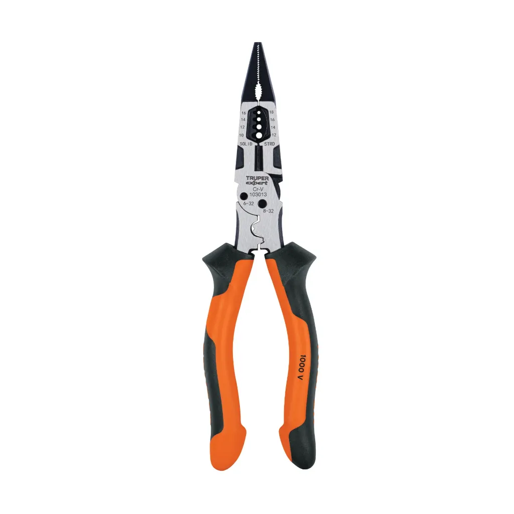 [103013] ALICATE PUNTA LARGA 6 EN 1 8" PMU-8PX TRUPER