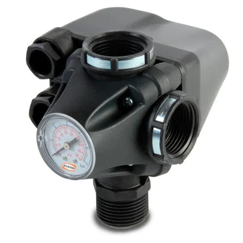 [AB-TMSP2] TEE C/MANOMETRO Y SWITCH PRES EVANS 1"
