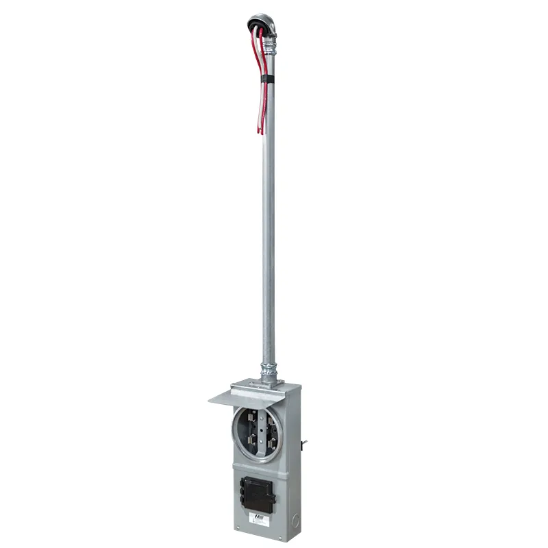 [BASE059] BASE ACOMETIDA ELK SUBTERRANEA 1.5 METROS RILEZ C/BREAKER 2X100 C/CABLE DE ALUMINIO (SR)