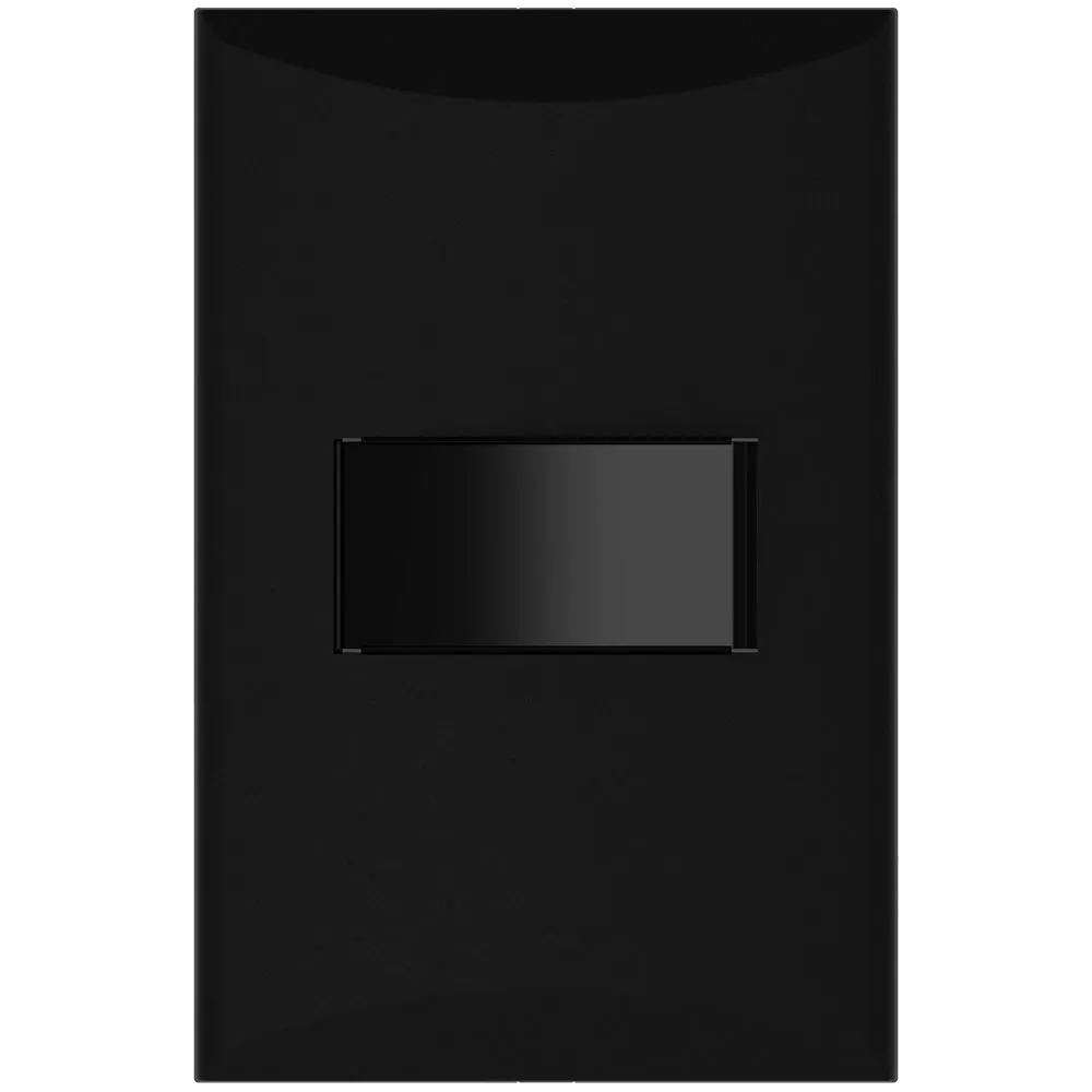 [E091002BK] PULSADOR TIMBRE 1P 15A 125V NEGRO PLATA 1002-BK