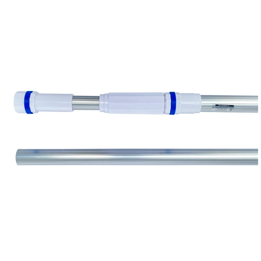 [1080288] BARRA TELESCOPICA 2X1.8M ALUMINIO PLATA HIDROTERMAL 1080288