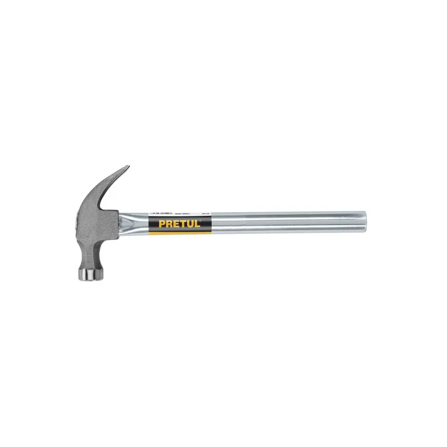 [20595] MARTILLO C/CABO TUBULAR CURVO 16OZ MT-16P PRETUL